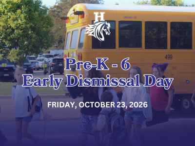 K-6 Early Dismissal Oct. 23