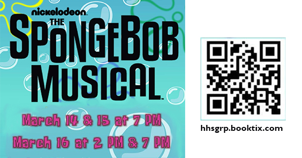 'The Spongebob Musical' March 14-16
